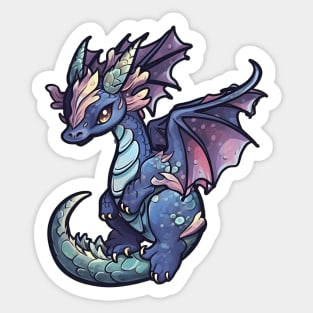 Cute Kawaii Dragon Sticker